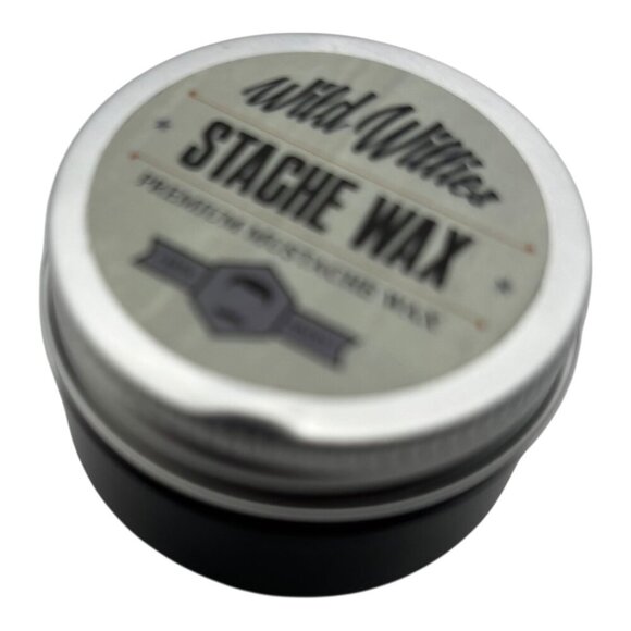 Wild Willies Stache Wax Premium Mustache Wax Style & Hold 1 oz Tin Grooming Acce - Picture 4 of 6